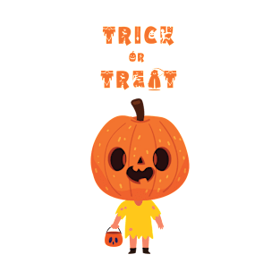 Halloween Pumpkin trick or treat costume T-Shirt