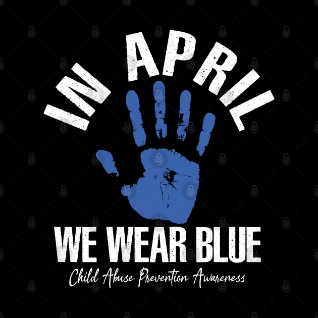 In April we wear blue for child abuse prevention awareness by Uniqueify