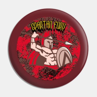 Spartan Fury Pin