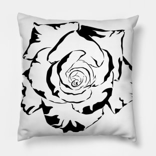 Stylized Rose Pillow