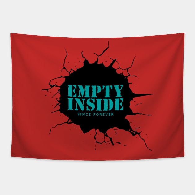 empty inside hole Tapestry by Supertrooper