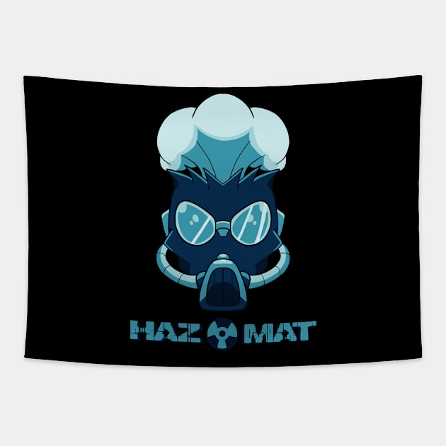 HazMat Warhead Blue Tapestry by KnightLineArt