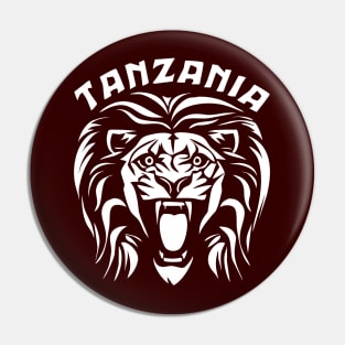 Lion Face | Tanzania Pin