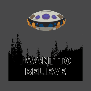 Frieza Spaceship - I want to believe T-Shirt