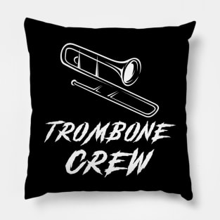 Trombone Crew Awesome Tee: Blasting Laughter in Perfect Harmony! Pillow