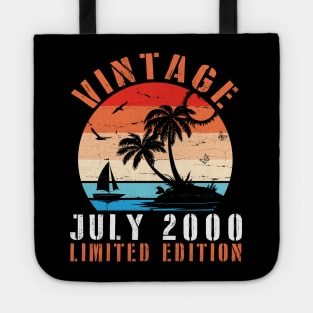 Vintage July 2000 Ltd Edition Happy Birthday Daddy Mom Uncle Brother Husband Cousin Son 20 Years Old Tote