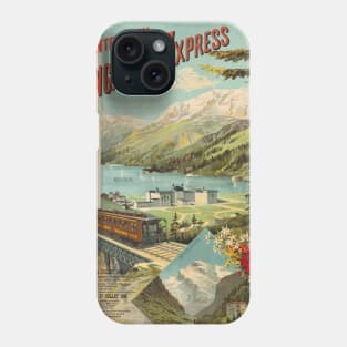 Engadine-Express Switzerland Vintage Poster 1890 Phone Case