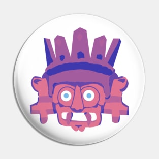 Tlaloc (Purple Variant) Pin