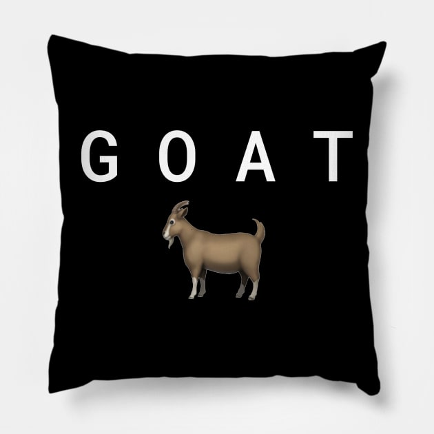 GOAT Pillow by BodinStreet