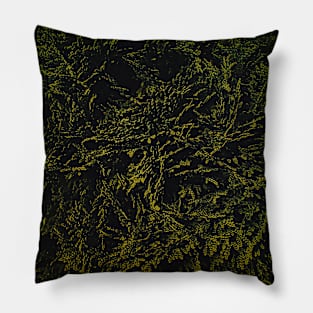 Dark Mysterious Bush Pillow