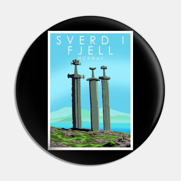 Sverd I Fjell Pin by Omega Art