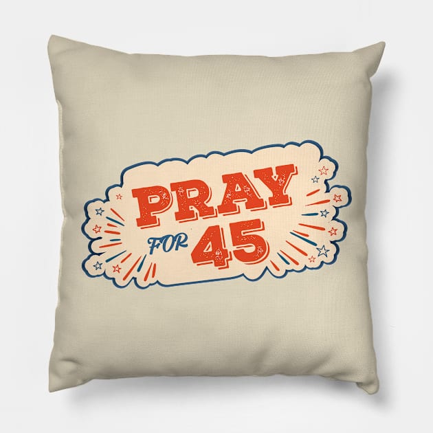 Pray For 45 Pillow by yassinebd