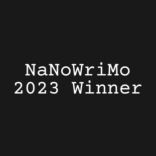 NaNoWriMo 2023 Winner T-Shirt