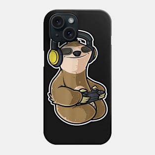 Video Games Nerd Sloth Gaming - Gamer Gift Phone Case