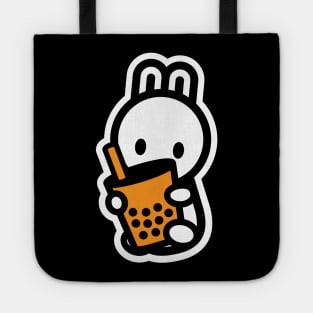 Bunny Rabbit Bubble Thai Milk Tea Boba Pearl Drink Animal Tote