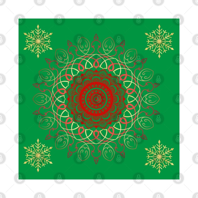 Christmas Mandala by Jesscreative