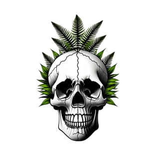 skull with plant T-Shirt