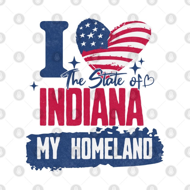 Indiana my homeland by HB Shirts