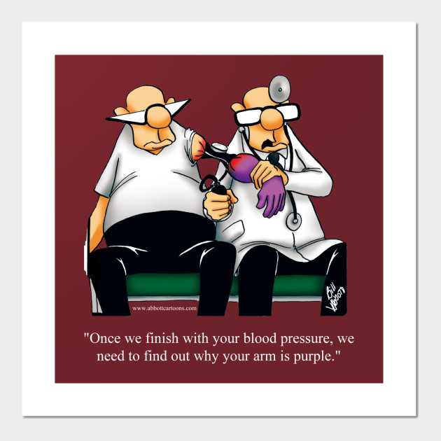 Funny Spectickles Blood Pressure Medical Cartoon Humor Medical