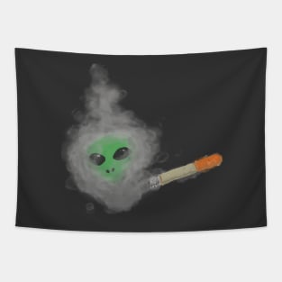 Little Green Smoke Tapestry