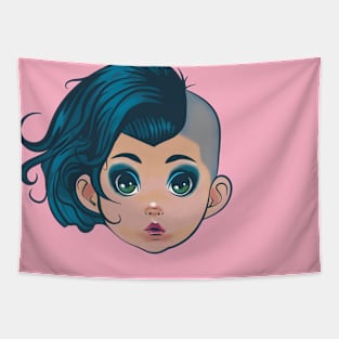 Asymmetrical Dream Girl Tapestry