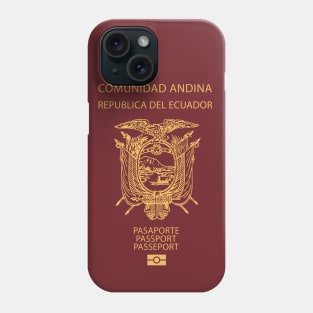 Ecuador passport Phone Case