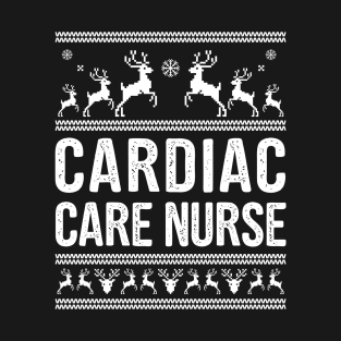 Cardiac Care Nurse Ugly Christmas Sweater T-Shirt