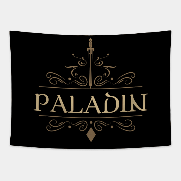 Paladin Character Class Tabletop RPG Tapestry by dungeonarsenal