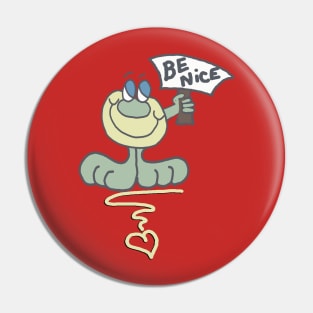 Peace Inspirational Kindness Anti Bullying Message Be Nice Pin