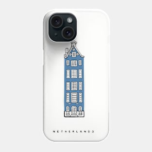 Blue Old House, Netherlands. Build your collection. Phone Case