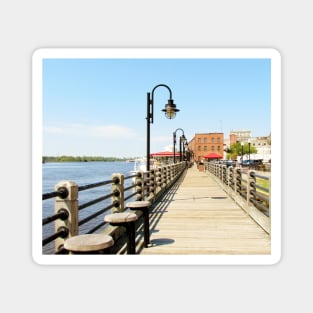 Riverfront In Wilmington Magnet