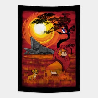 Sunset in the Pride Lands Tapestry