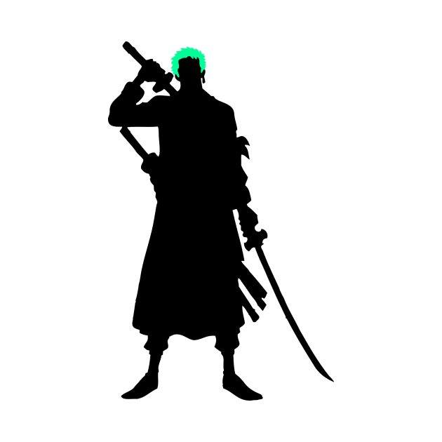 Zoro Silhouette by AnotherOne