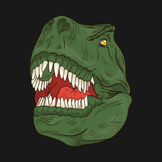 T-rex Head by CatsAreAmazing1