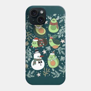 Christmas Avocado Phone Case