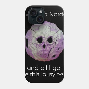 Nordor Moon Lousy T-shirt White Text Phone Case