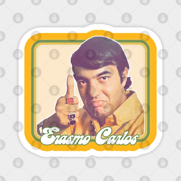 Erasmo Carlos / Retro Fan Art Design Magnet by DankFutura