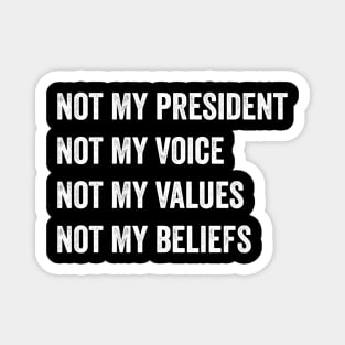 anti trump Magnet