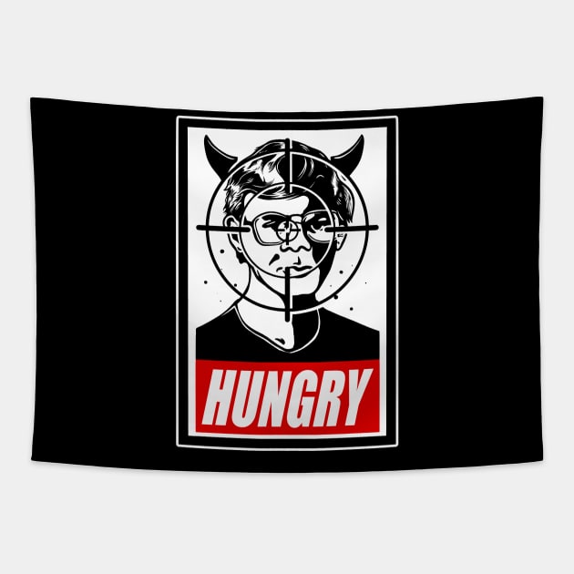 Jeffrey Dahmer Hungry Tapestry by Merchsides