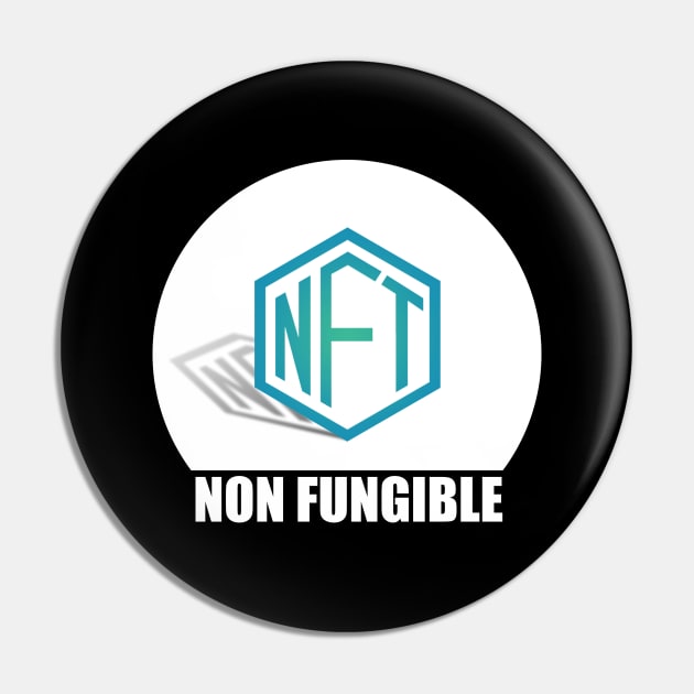 NFT Non Fungible Token Crypto Blockchain Collector Pin by Tesla