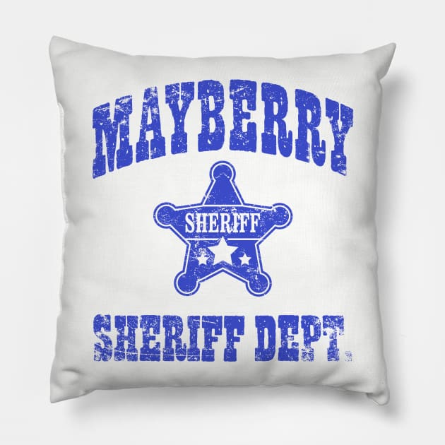 Mayberry Sheriff Dept. Pillow by MikesTeez