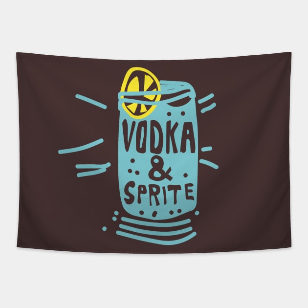 Vodka & Sprite Tapestry by now83