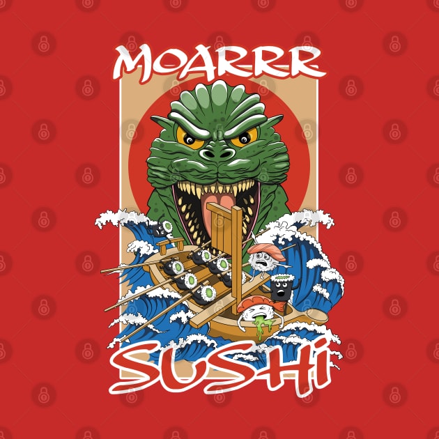 More Sushi - Sushi Lover Monster by TMBTM