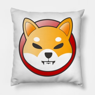 Shiba Inu Coin Logo Pillow