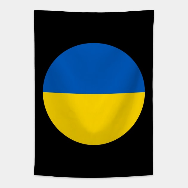 Dot Ukraine Flag Tapestry by Bunny Prince Design