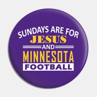 Minnesota Pro Football - Classic Sunday Pin