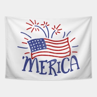 4th of July - Independence Day Tapestry