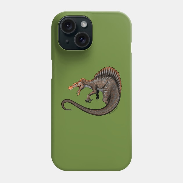 Spinosaurus Phone Case by adamtyberius