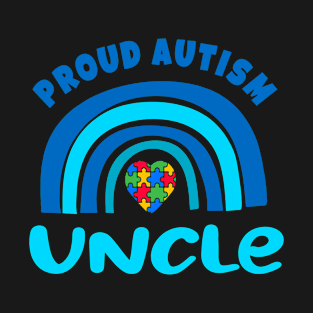 Proud Autism Uncle T-Shirt