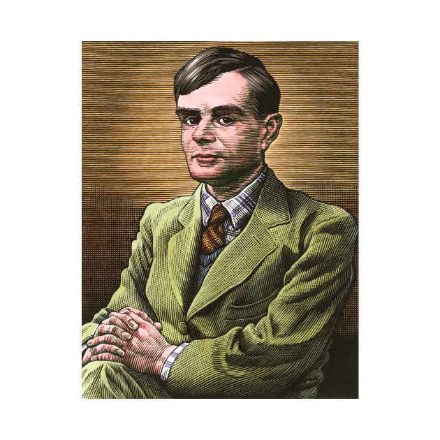 Alan Turing, British mathematician (H420/0225) by SciencePhoto